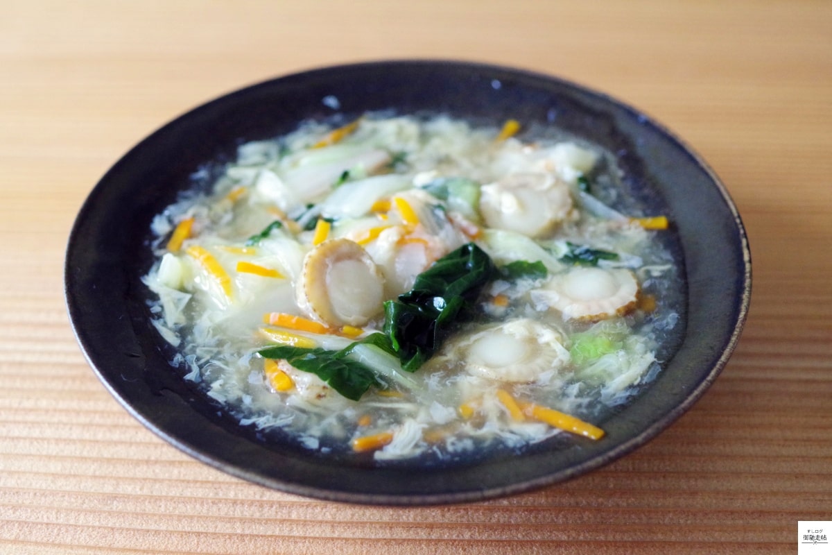 帆立貝と白菜の煮物