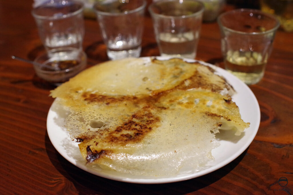 龍口式タコとニラの焼ギョーザ