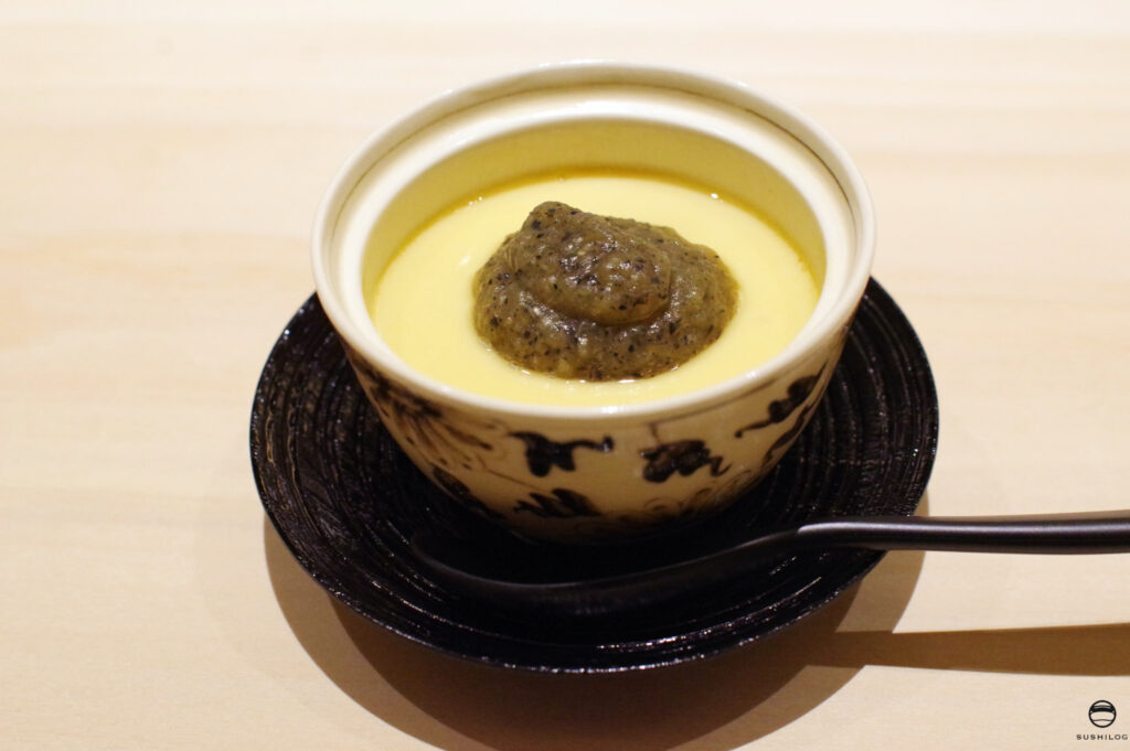 焼き茄子の茶碗蒸し