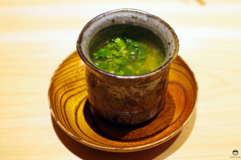 湯葉入りの茶碗蒸し