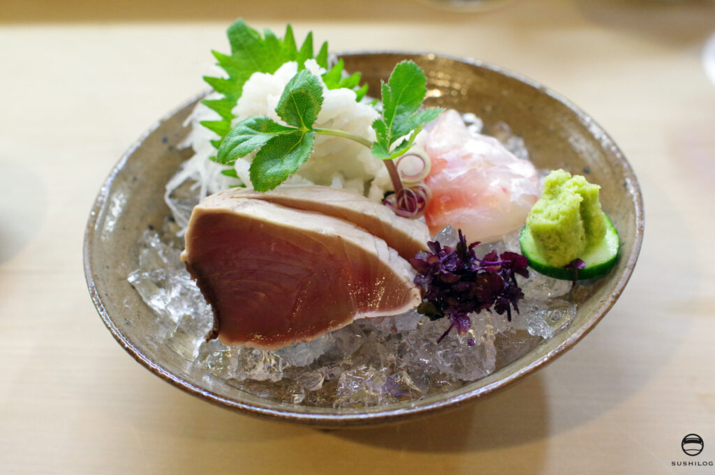 刺身:鰹、鯛、鱧