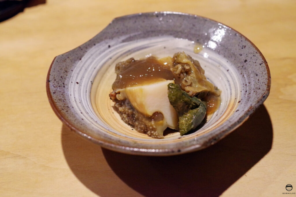 蒸し鮑