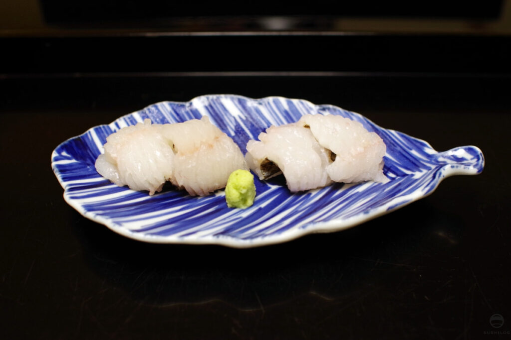 焼きもの:穴子の食べ比べ