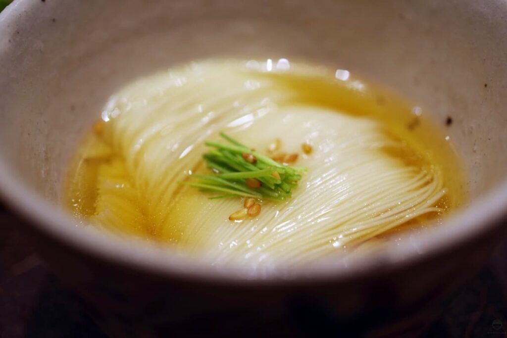 鶏出汁の素麺