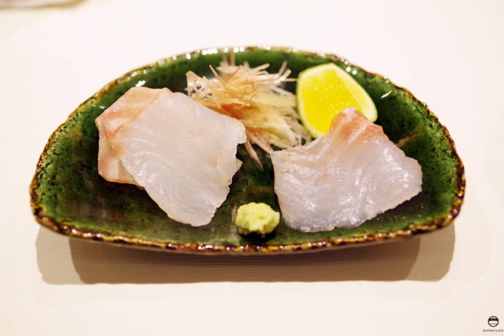 鱸と鯛の刺身