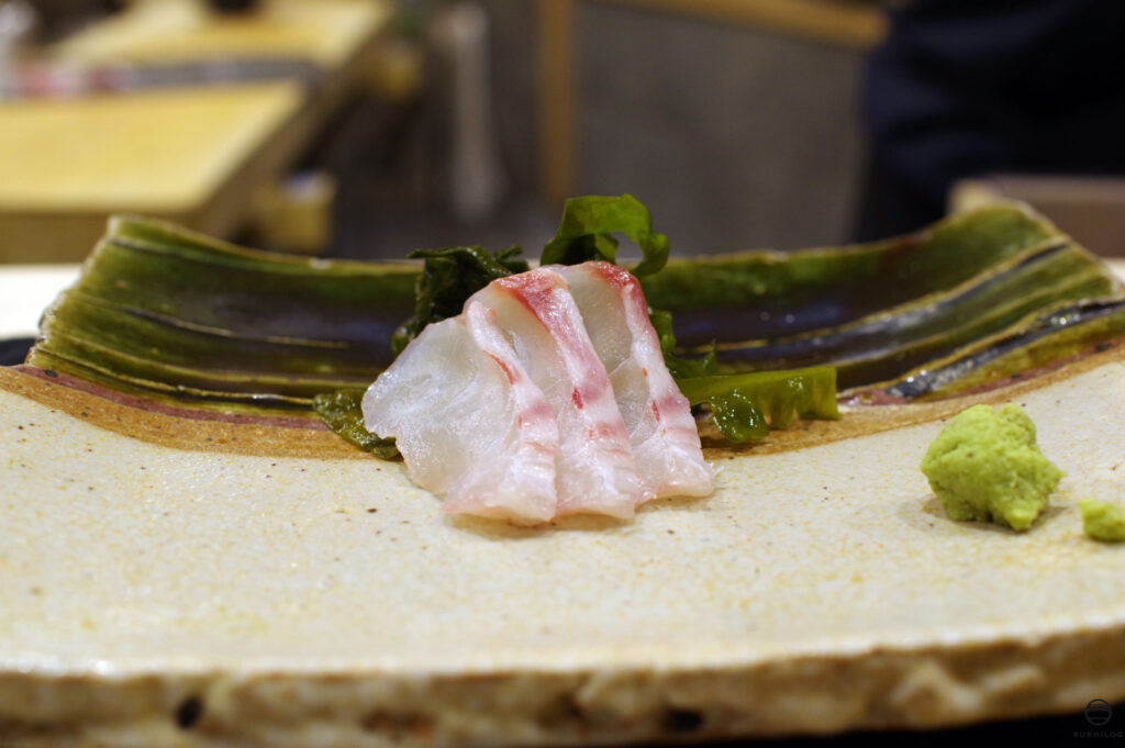 桜鯛の昆布〆