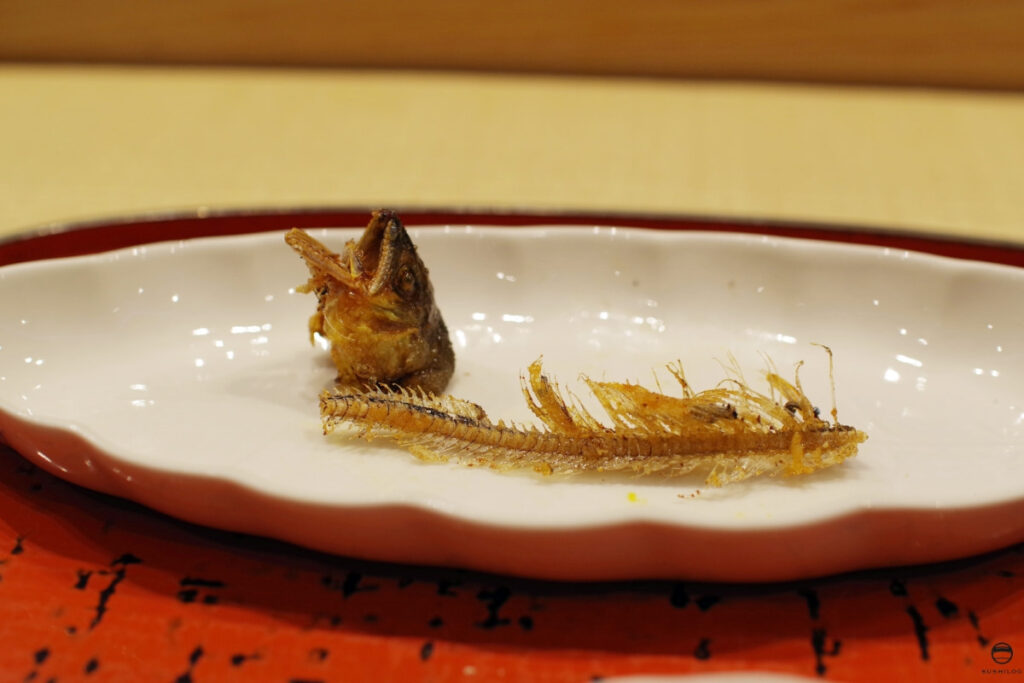 燒物：さっき親父が釣ってきた友釣り天然鮎の炭火焼き02