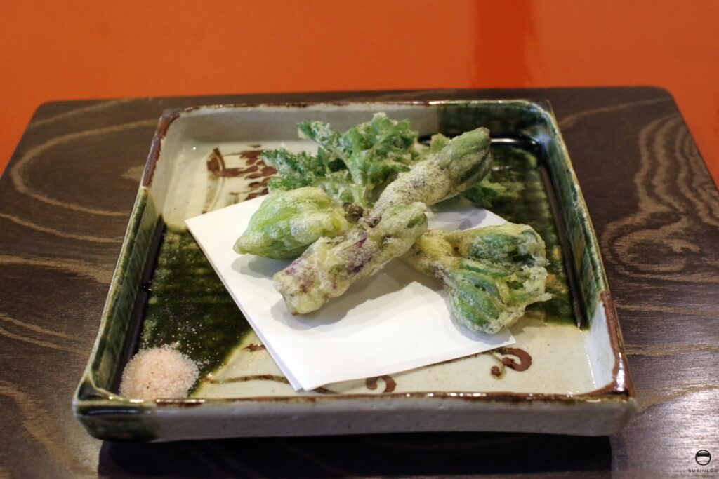 山菜の天麩羅