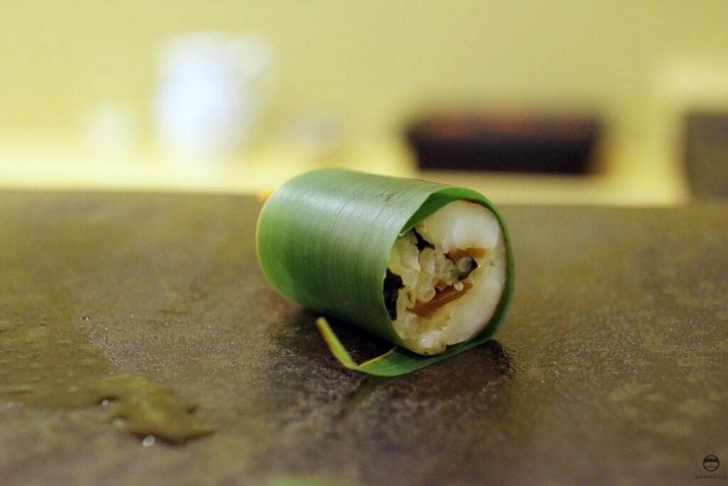 車海老の笹寿司