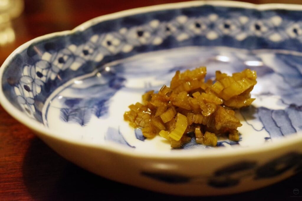 アザミの胡麻油炒め