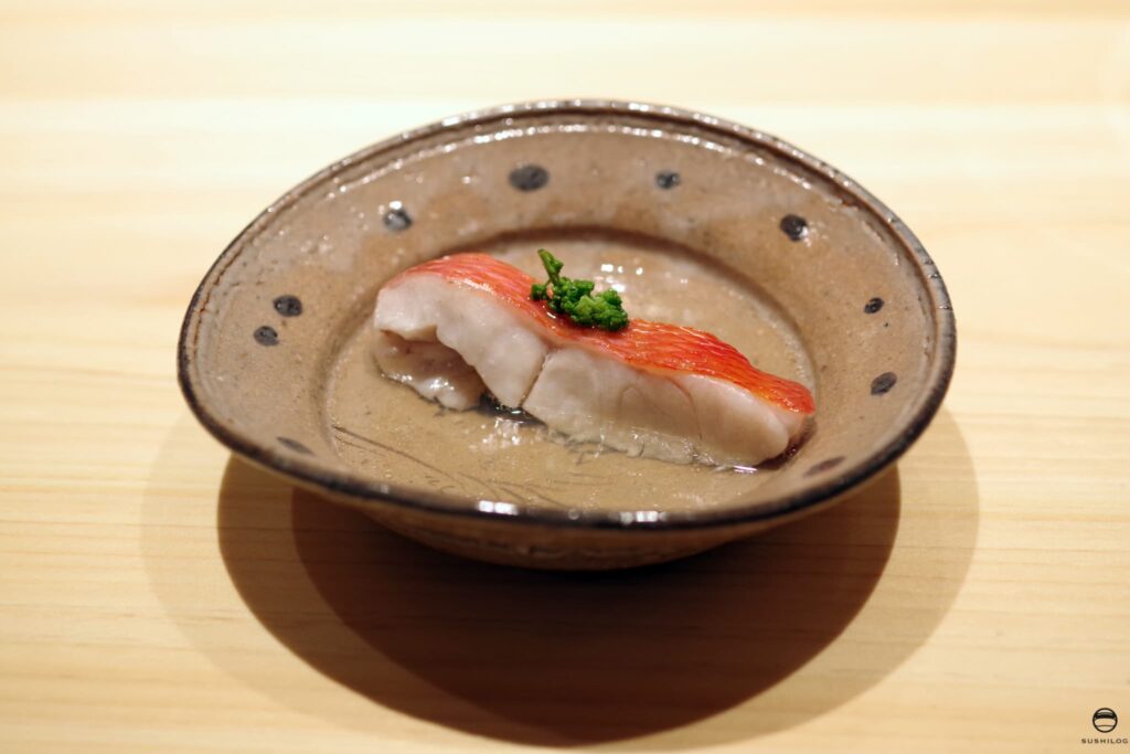 金目鯛の出汁蒸し