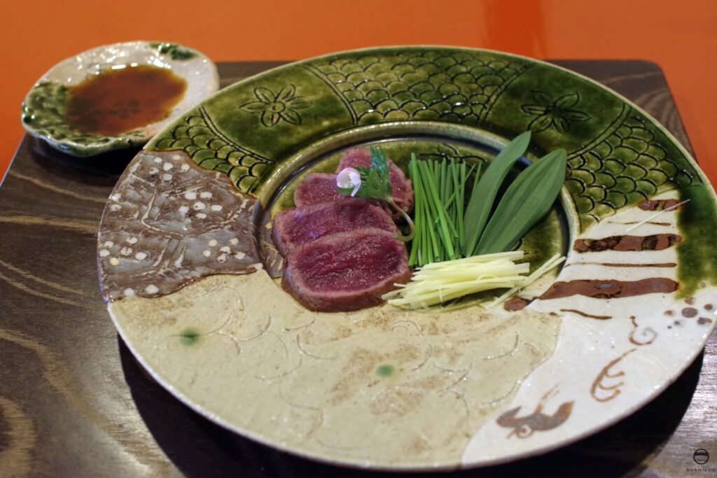 鹿肉のタタキ