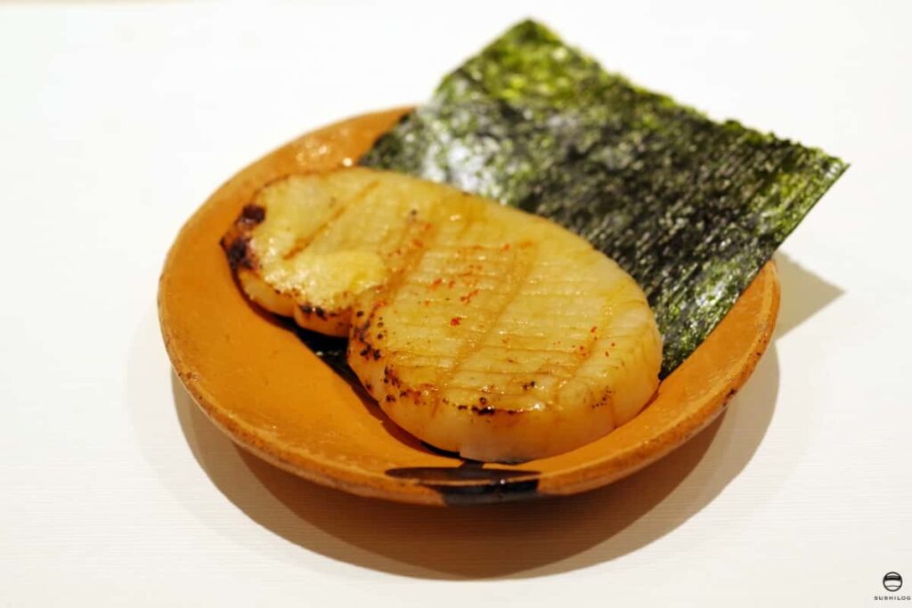タイラギの磯辺焼き