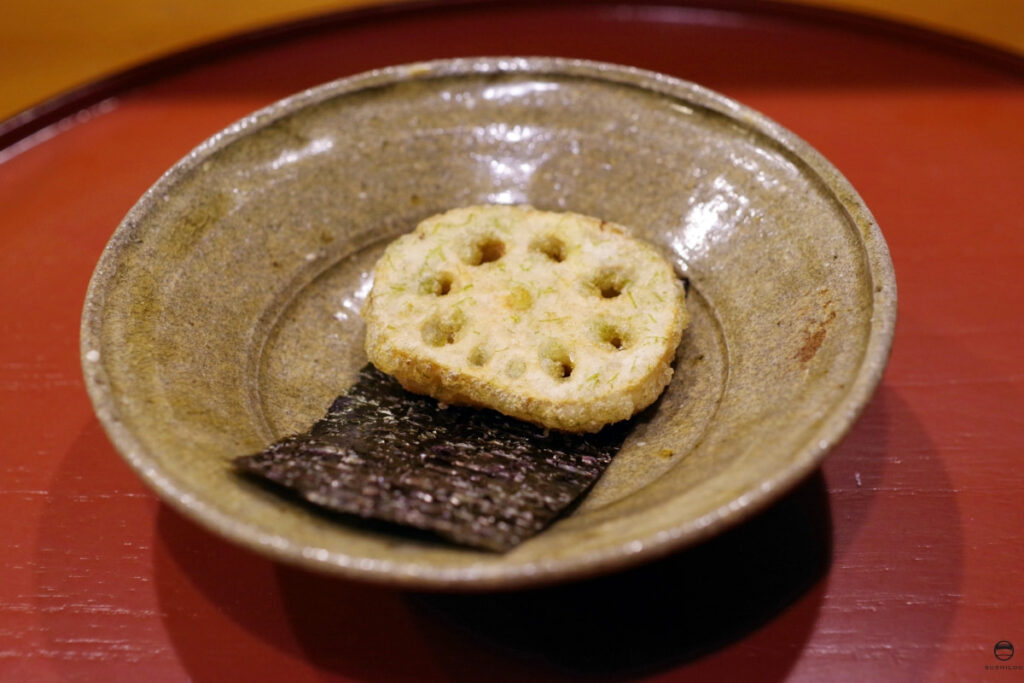 蓮根の磯辺揚げ