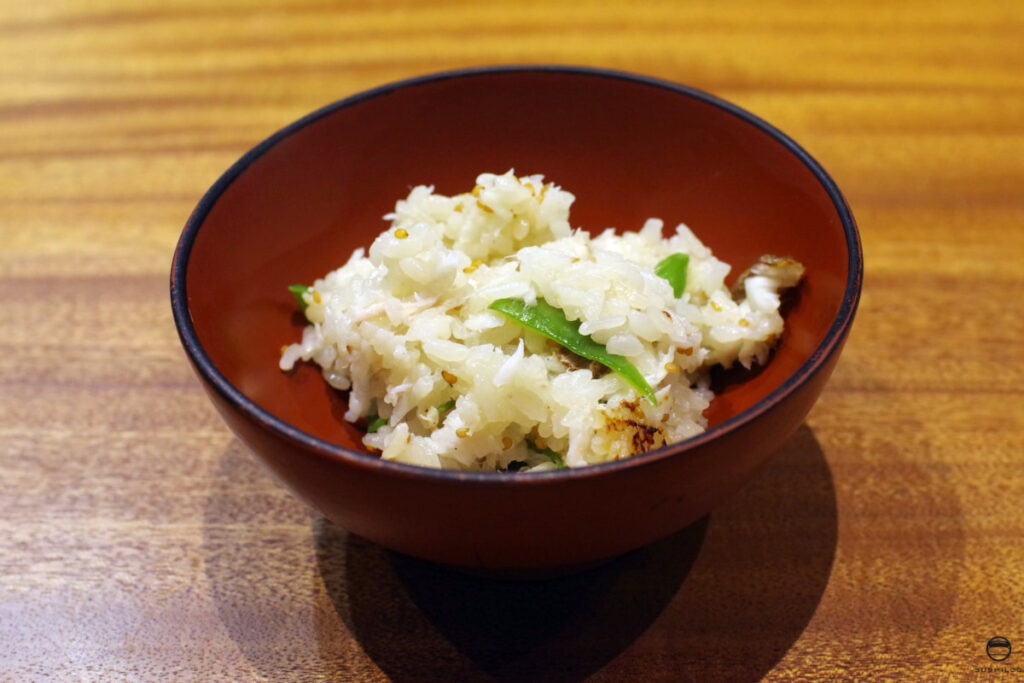 真鯛とししピーの炊き込みご飯
