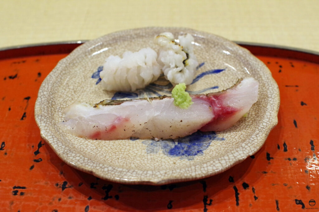 御造：愛南町・濱田さんのイサキ、伊予灘沖の神径〆の大穴子