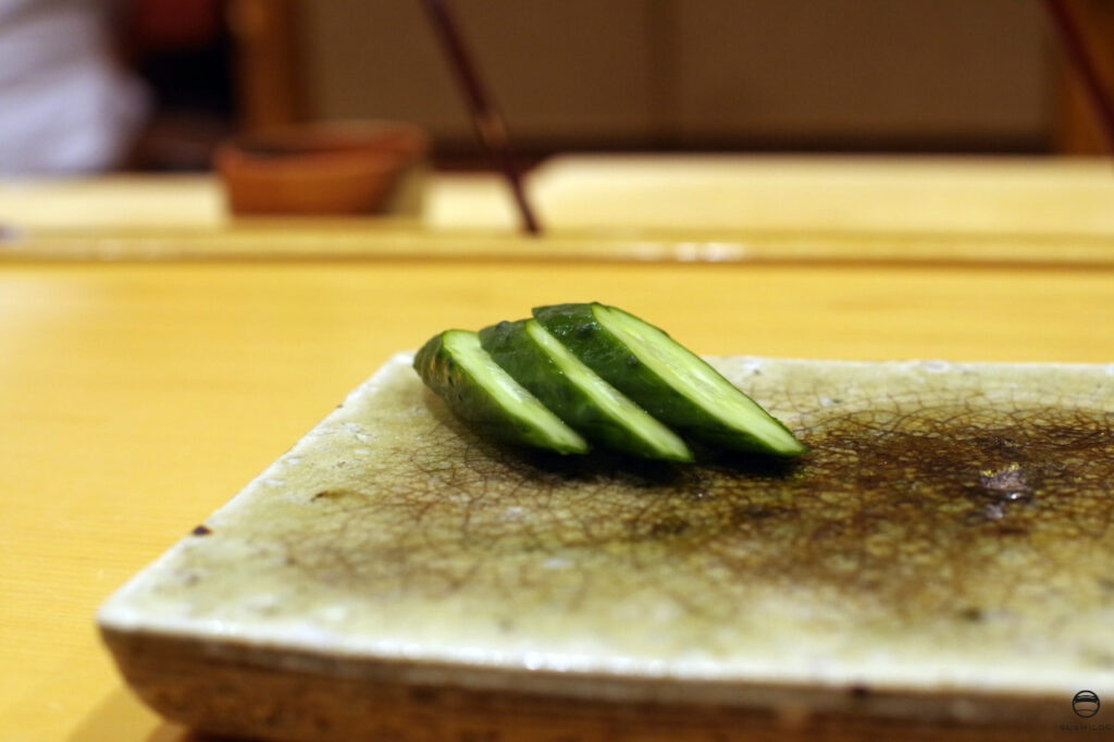 口直しのキュウリのぬか漬け