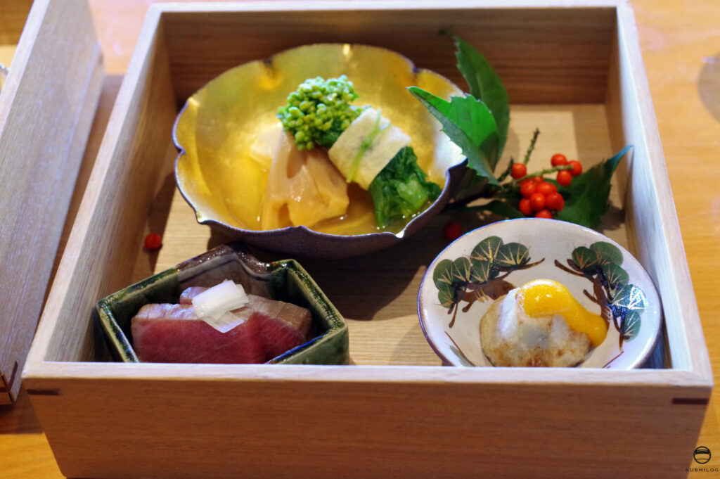 重箱入り酒肴盛り合わせ03