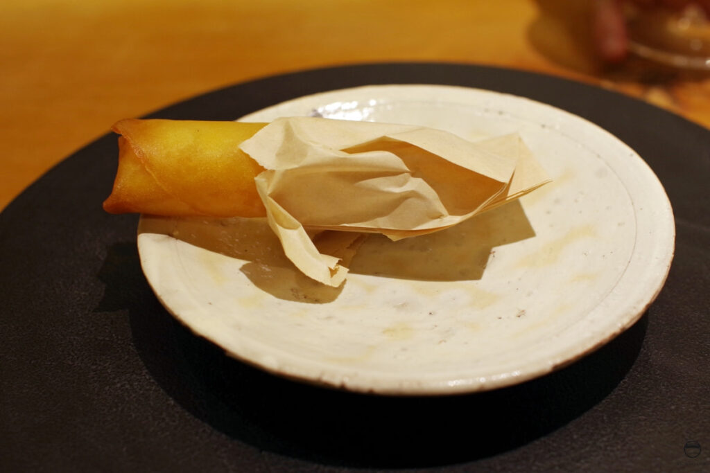 玉蜀黍の春巻き