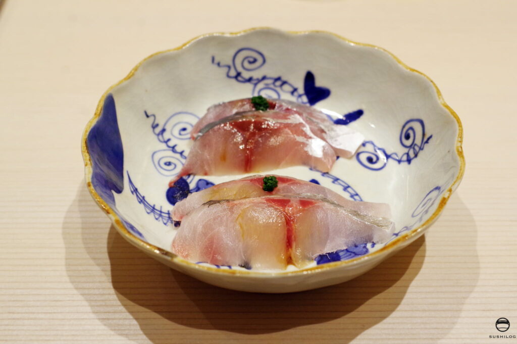 マアジとマルアジの刺身