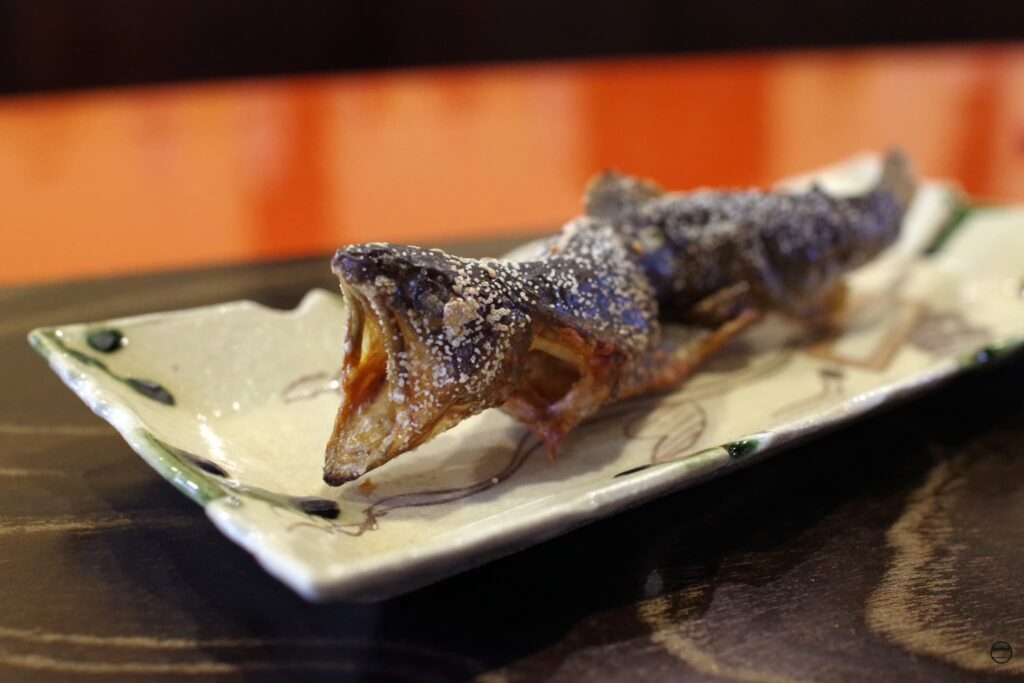 岩魚の塩焼き02