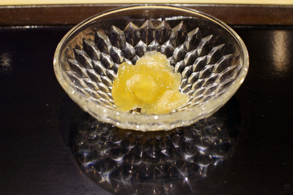 鮟鱇の布の煮凝り