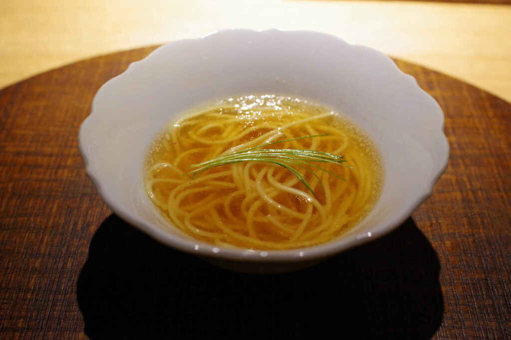 箸休めの鶏ラーメン