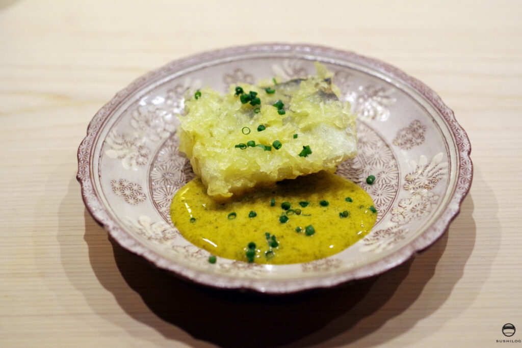 鯵の天麩羅