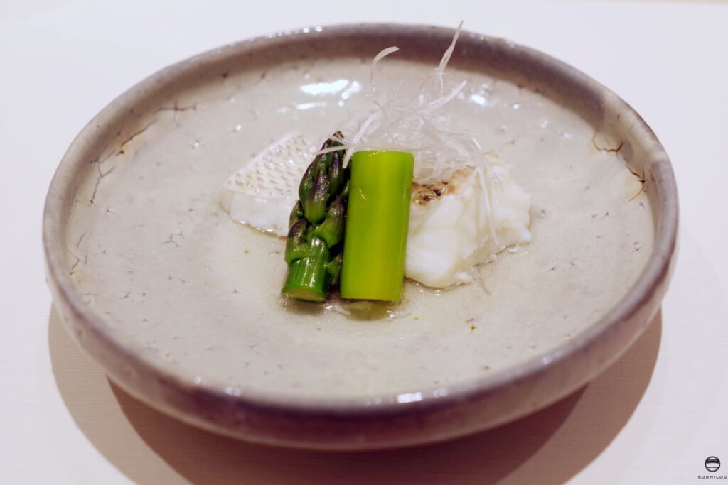 鱸の酒蒸し