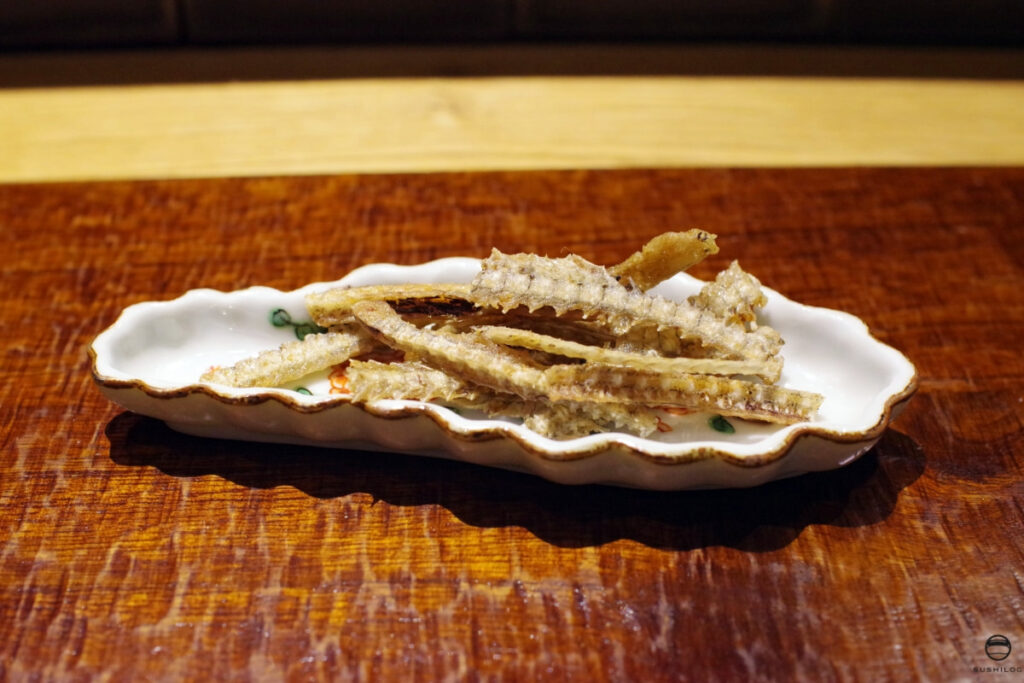 鰻の骨せんべい