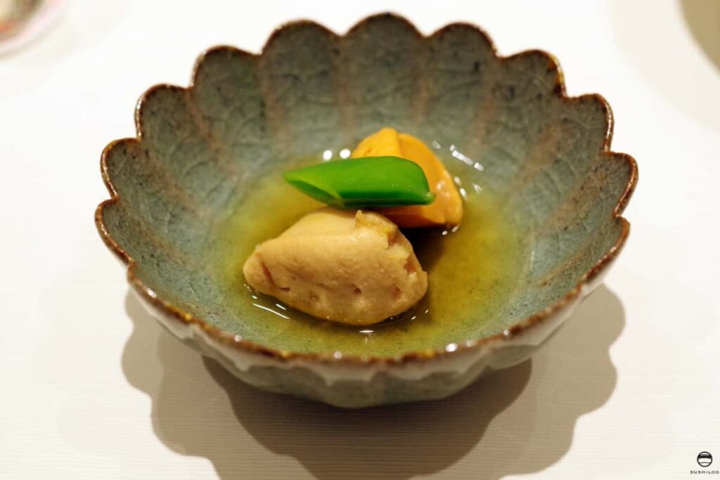 帆立の肝の煮もの