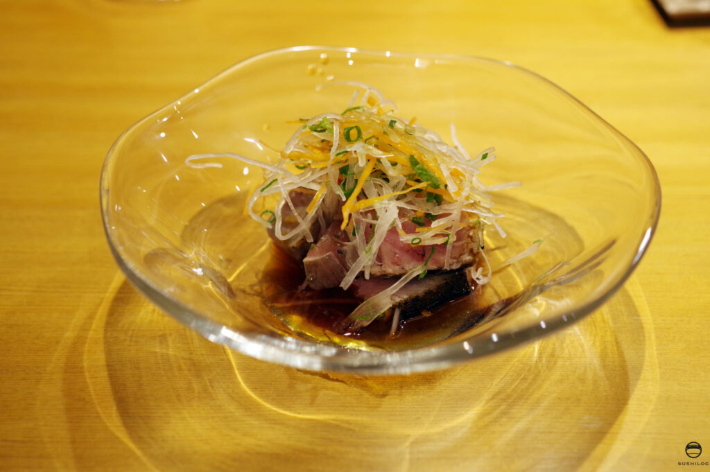 メジマグロのタタキ