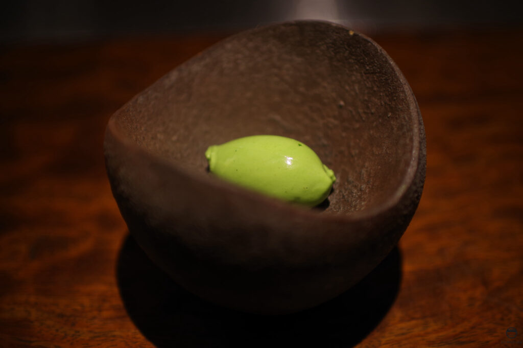 アヴァンデセール:山椒のアイスクリーム