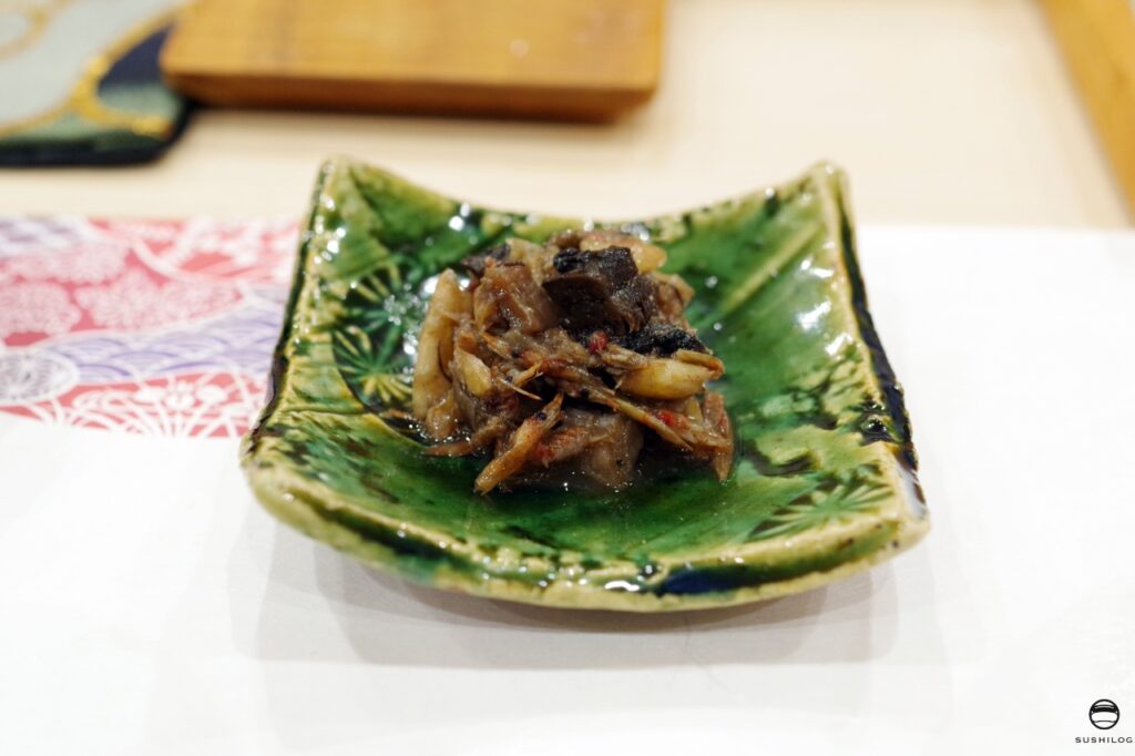 香茸と桜海老のXO醤